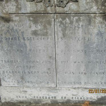 NORTJE Theunis Johannes 1891-1953