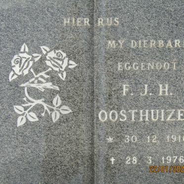 OOSTHUIZEN F.J.H. 1916-1976