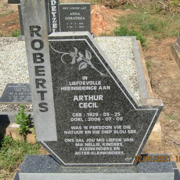 ROBERTS Arthur Cecil 1929-2006