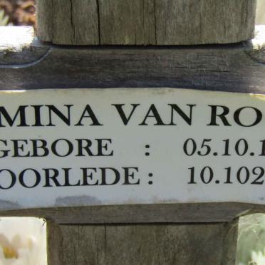 ROOI Mina, van 1940-2018