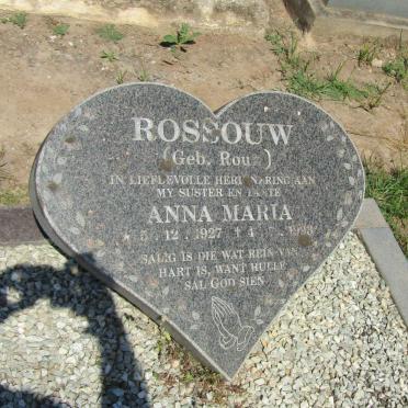 ROSSOUW Anna Maria nee ROUX 1927-1993