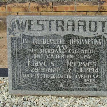 WESTRAADT Flavuis Jeceves 1922-1994