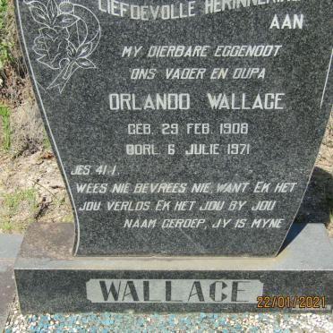 WALLACE Orlando 1908-1971