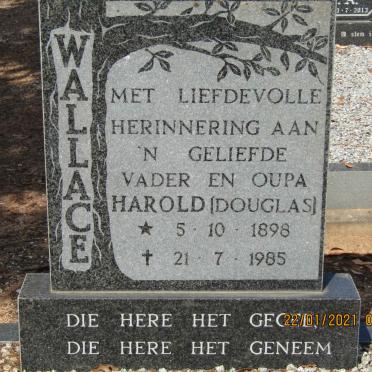 WALLACE Harold 1898-1985