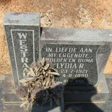 WESTRAADT Lydia R. 1921-1990