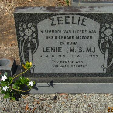 ZEELIE M.S.M. 1918-1999
