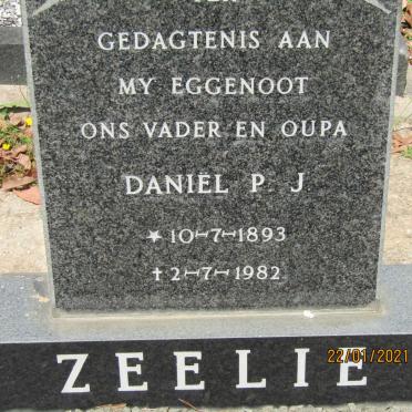ZEELIE Daniel P.J. 1893-1982