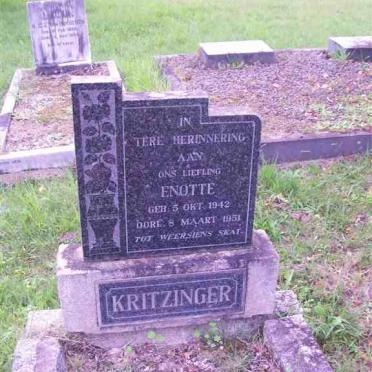 KRITZINGER Enotte 1942-1951