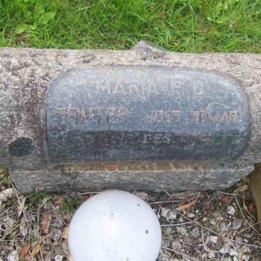 TRUTER Maria nee PIENAAR 1874-19?6