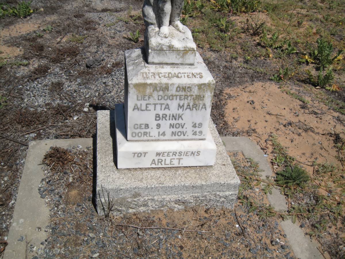BRINK Aletta Maria 1949-1949