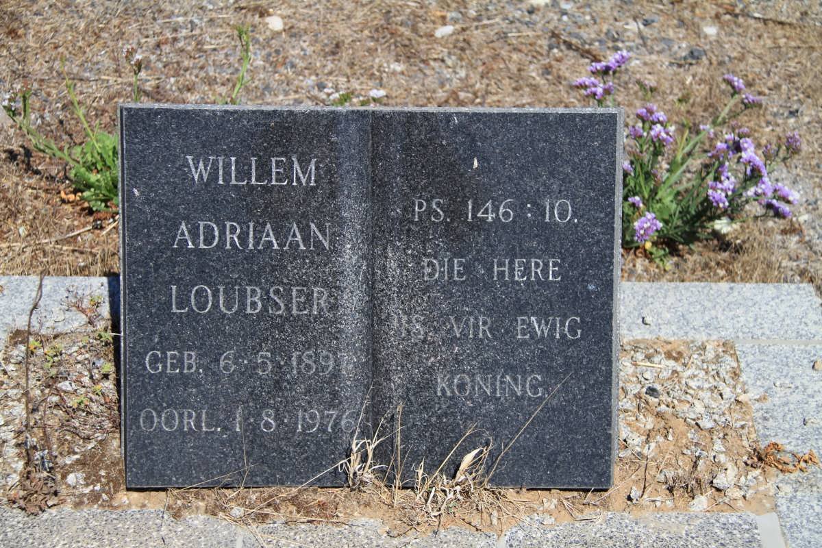 LOUBSER Willem Adriaan 1897-1976