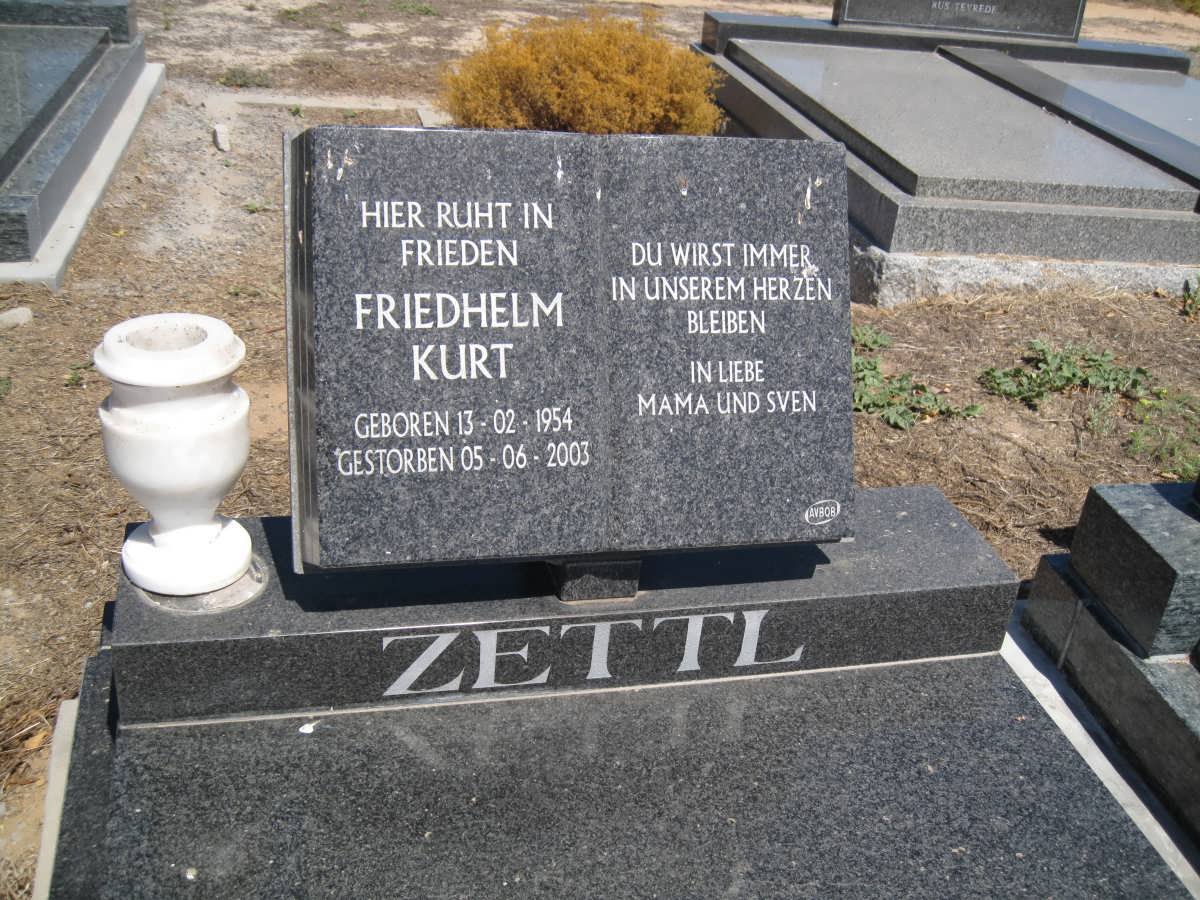 ZETTL Friedhelm Kurt 1954-2003