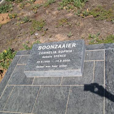 BOONZAAIER Cornelia Sophia nee SPENCE 1905-2000