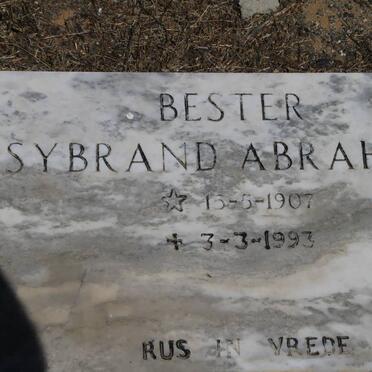 BESTER Sybrand Abraham 1907-1993