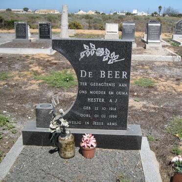 BEER Hester A.J., de 1914-1996