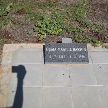 BASSON Maatjie 1864-1960