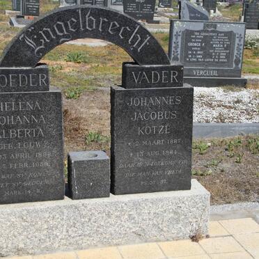 ENGELBRECHT Johannes Jacobus Kotze 1887-1964 &amp; Helena Johanna Alberta LOUW 1902-1959