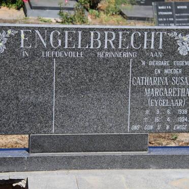 ENGELBRECHT Catharina Susanna Margaretha nee EYGELAAR 1939-1994