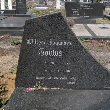 GOUWS Willem Johannes 1923-1988