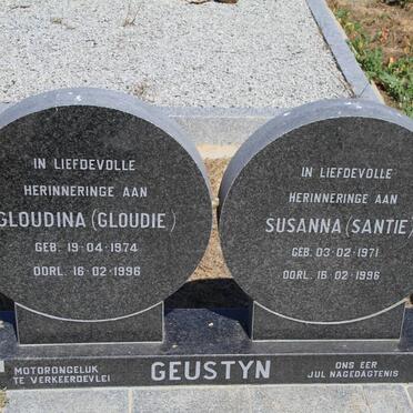 GUESTYN Susanna 1971-1996 :: GUESTYN Gloudina 1974-1996