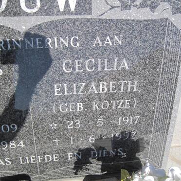 LOUW Hermanus Josias 1909-1984 &amp; Cecilia Elizabeth KOTZE 1917-1997 