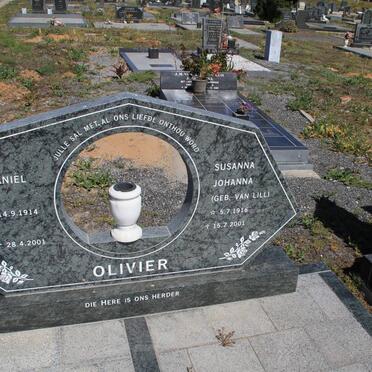 OLIVIER Daniël 1914-2001 &amp; Susanna Johanna VAN LILL 1916-2001