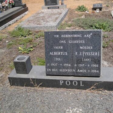 POOL Albertus 1907-1994 &amp; F.J. VISSER 1917-1966 :: POOL Amos -1964