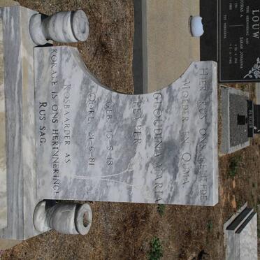 PEYPER Gloudina Maria 1918-1981