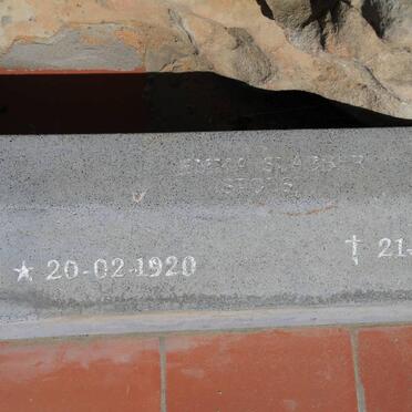 SLABBER Emma nee STODS 1920-1999