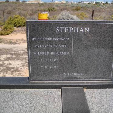 STEPHAN Wilfred Benjamin 1922-1997