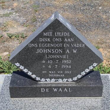 WAAL Johnson A.W., de 1952-1994