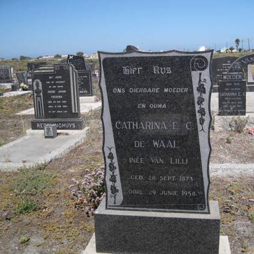 WAAL Catharina E.C., de nee VAN LILL 1873-1958