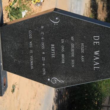 WAAL Bertie, de 1955-1978