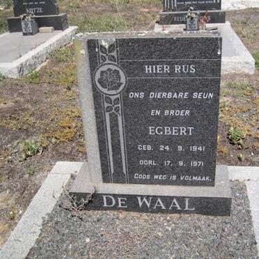 WAAL Egbert, de 1941-1971