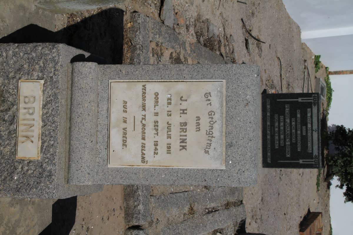 BRINK J.H. 1911-1942