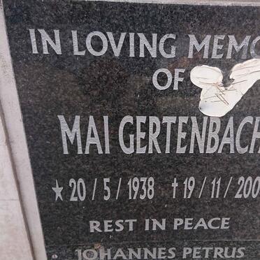 GERTENBACH Mai 1938-2006