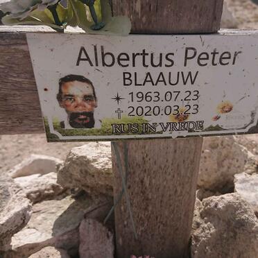 BLAAUW Albertus Peter 1963-2020