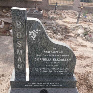 BOSMAN Cornelia Elizabeth 1939-2013