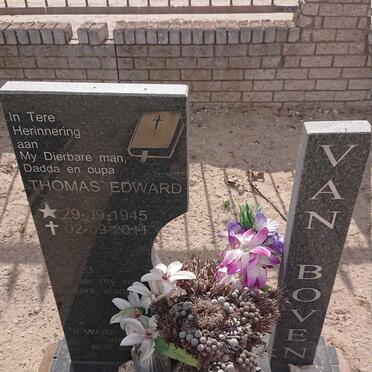 BOVEN Thomas Edward, van 1945-2011