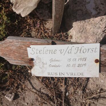 HORST Stelene, v.d. 1988-2019