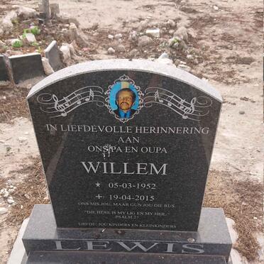 LEWIS Willem 1952-2015