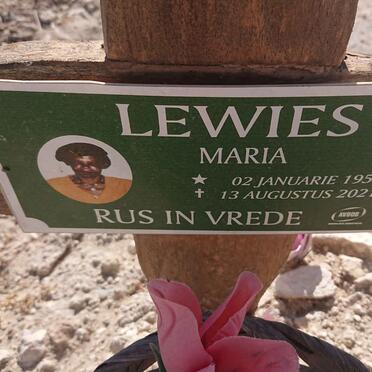LEWIES Maria 1951-2021
