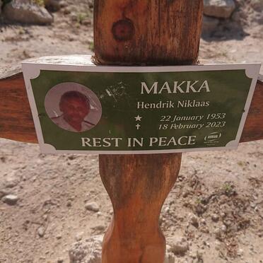 MAKKA Hendrik Niklaas 1953-2023