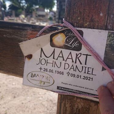 MAART John Daniel 1966-2021