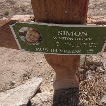 SIMON Winston Thomas 1949-2021