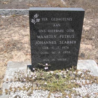 SLABBER Maarten Petrus Johannes 1874-1958