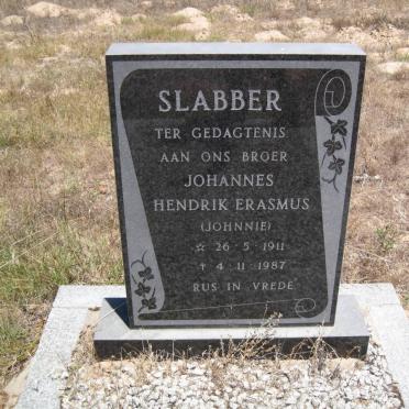 SLABBER Johannes Hendrik Erasmus 1911-1987