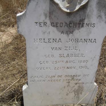 ZIJL Helena Johanna, van nee SLABBER 1880-1918