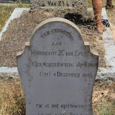 ZYL Huibrecht J.C., van nee KOEGELENBERG 1864-1940