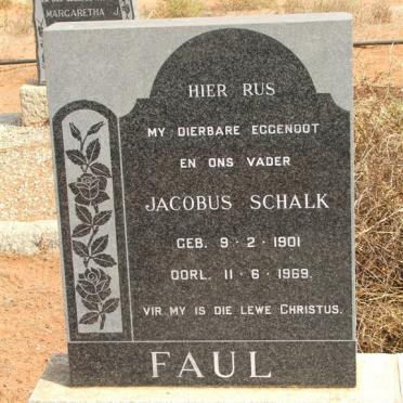 FAUL Jacobus Schalk 1901-1969